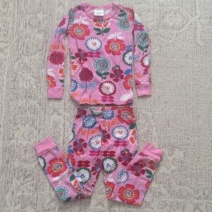 Hanna Andersson Pink Floral Pajama Set